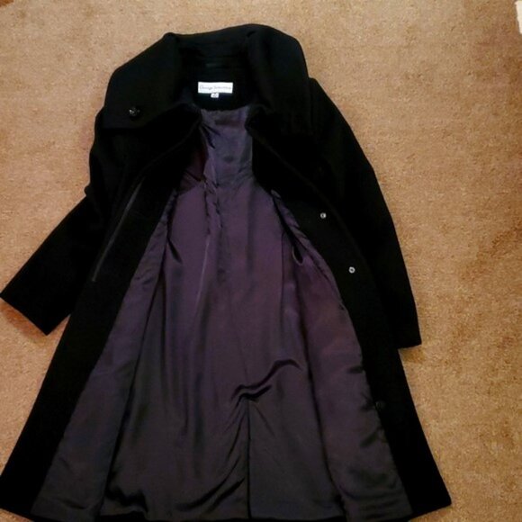 NWT, $345, GEORGE SIMONTON Lambs Wool Cashmere Coat - 6 - Picture 8 of 11